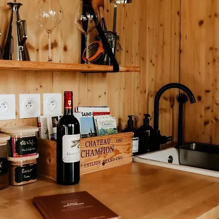 Jaktstuga Chateau Champion - Parcel Tiny House - Tiny House Au Coeur Des Vignes Centenaires A Saint-emilion Mae-0691